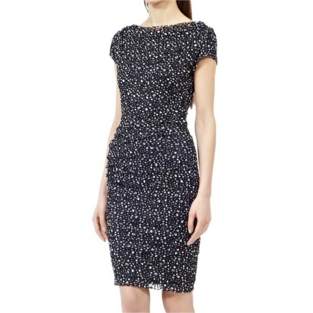 Reiss Amadeus draped bodycon dress, size 2